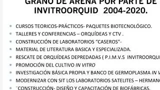 QUÉ ES INVITROORQUID? A LOS 16 AÑOS DE SU FUNDACIÓN.