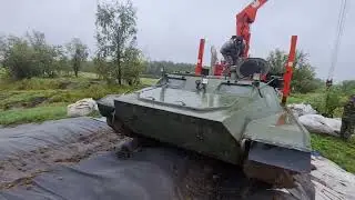 An MTLB all-terrain vehicle was stolen from a facility!!!