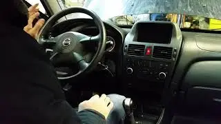 как снять подушку безопасности Ниссан альмера н16