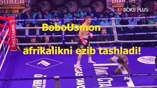 Проф бокс! Москва! БобоУсмон рақибини эзиб ташлади!!! BoboUsmon raqibini ezib tashladi