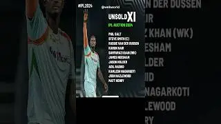Unsold Players | IPL Auction 2024 