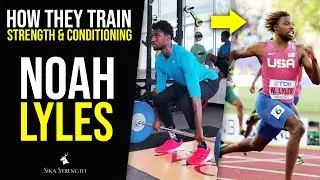 Noah Lyles Excellent Strength & Conditioning! 200m Sprinter