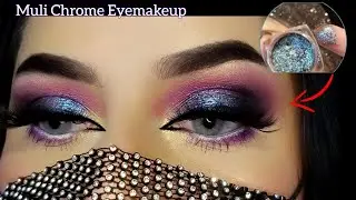 EXTRA GLAM MAKEUP TUTORIAL / How Duochrome Eyeshadow Up your Makeup !