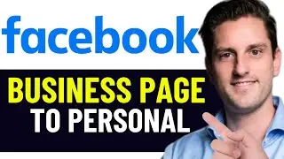 HOW TO CHANGE BUSINESS FACEBOOK PAGE TO PERSONAL 2024! (FULL GUIDE)