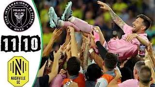 MLS Video Highlights: Nashville vs Inter Miami 1-1 [PEN 9-10 ] Highlights #Messi