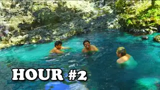 Last One to Leave FREEZING River Challenge