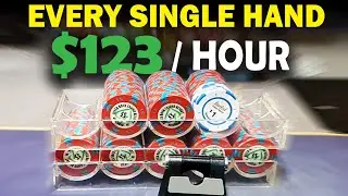 EVERY SINGLE HAND - Poker Session at River Rock Casino - Cash game 1/3 - Poker Vlog #62