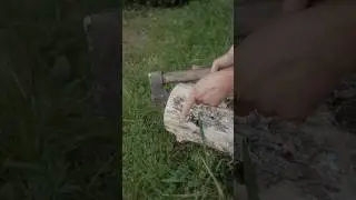 Захист ручки сокири мотузкою 🪓