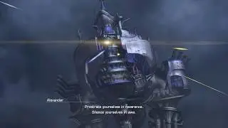 DISSIDIA FINAL FANTASY NT: Alexander Summon Trial Battle pt1