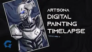 1hr in 5mins ARTSONA DIGITAL PAINTING [TIMELAPSE]