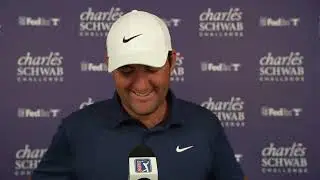 Scottie Scheffler Sunday Flash Interview 2023 Charles Schwab Challenge