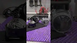 Улучшение света Шкода Октавия А5. Замена линз на Bi Led модули Dixel D1000. Полировка и бронь фар.