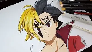 Drawing Meliodas & Zeldris From Seven Deadly Sins (Nanatsu No Taizai)