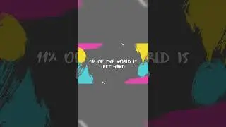 11% of the world is left hand
