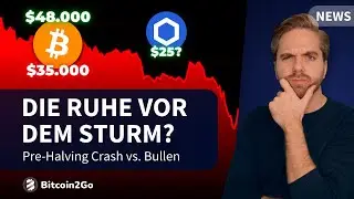 Bitcoin vor Pre-Halving Crash? - Interesse stürzt ab, China Crash vs. S&P Rekord & Chainlink Pump