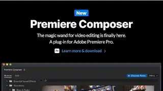 How To Install Premiere Composer Free Plugin For Premiere Pro CC 2021