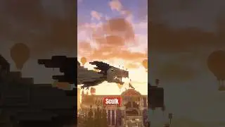 Building my dragon in hardcore Minecraft 