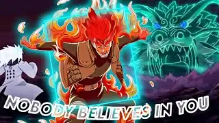 Nobody believes in you [might guy ] until I win 🐐 motivation edit ! #amv #mightguy