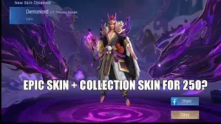 LUCKY GOT 1 EPIC AND 1 COLLECTION SKIN FOR 250 PESOS