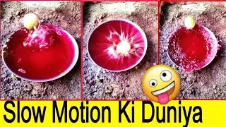 Slow motion video 😨 How things work in slow motion 🙄 Slow motion ki Duniya 😳Awesome slow motion view