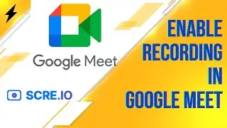 How to resolve record option in GOOGLE  MEET