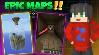 5 Amazing Maps🤩 That You Must Try! For Minecraft PE 1.20+ [HINDI]