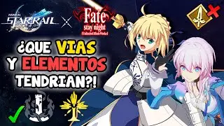 ¿SERVANTS JUGABLES EN HONKAI STAR RAIL?! Que vías y elementos tendría el elenco de UBW? 『Fate x HSR』