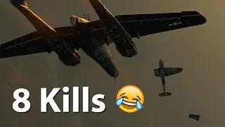 8 Kills in the P-61 Black Widow (War Thunder RB)