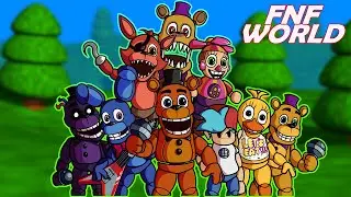 FNF vs Freddy,Chica,Roxy,Bonnie (FNF World Mod)