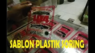 sablon plastik soring khas banten
