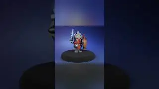 3D модель, для игры, воен падших, 