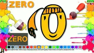 Learn numbers with tuxpaint fullscreen | learn colors | learn english number zero tux paint for kids