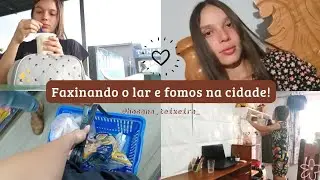 Faxinando o lar e fomos na cidade!🥰🏡🤍