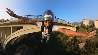 I jumped off a bridge!  [RAW footage - my lowest BASE jump]