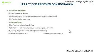 Formation ouvrages hydrauliques