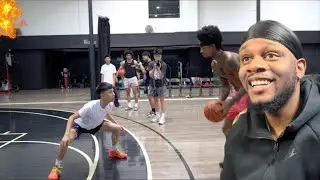Rayasianboy vs Flightreacts Wild 1v1 Basketball Match 😯