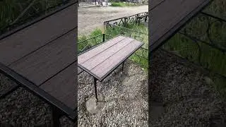 Стол и лавочка для кладбища.