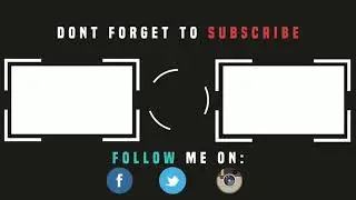 THANKS FOR WATCHING / OUTRO / TOP LATEST OUTRO / BEST OUTRO FOR YOUTUBE VIDEO'S