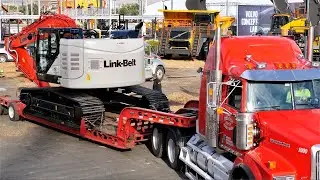 Loading and Moving LinkBelt's Largest Short Radius Excavator