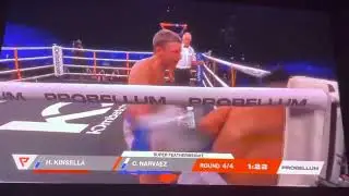 KINSELLA VS NARVAEZ 4th round SUPER FEATHERWEIGHT