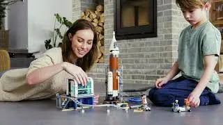 LEGO City 60228 Конструктор ЛЕГО Ракета для запуска в далекий космос и пульт управления запуском