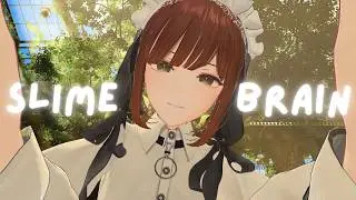 【ASMR】Massaging your brain to remove your negative thoughts 🧠 (slime sounds with 3Dio mic) VR Vtuber