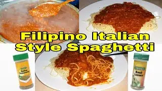 How to make easy Filipino Italian Style Spaghetti
