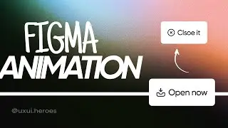 Open-Close box UI animation effect in Figma | Figma animation | Figma prototype