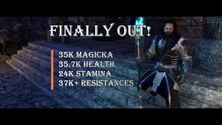 My Magicka Warden pvp build (magden heal) | The Elder Scrolls Online | Update 35