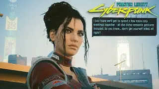 Panam Palmer Texting V in Phantom Liberty - Cyberpunk 2077