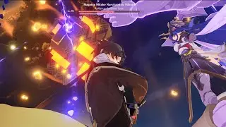 Zhongli Venti vs Baal weekly boss - Genshin Impact