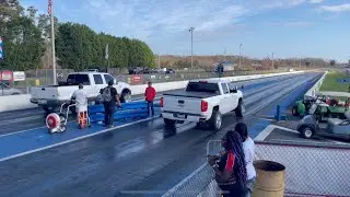 6.0 vs tuned L5P At the drag strip