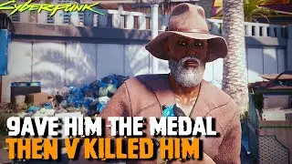 What could happen if V kills the Homeless after giving the NUSA medal | Cyberpunk 2077