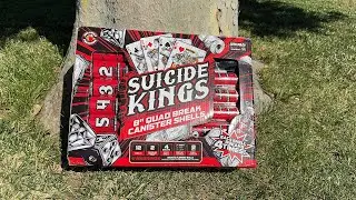 Suicide Kings @redapplefireworksUSA Quad Break Shells